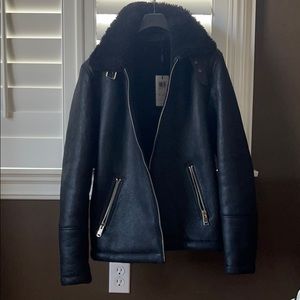 Reiss Shearling Coat